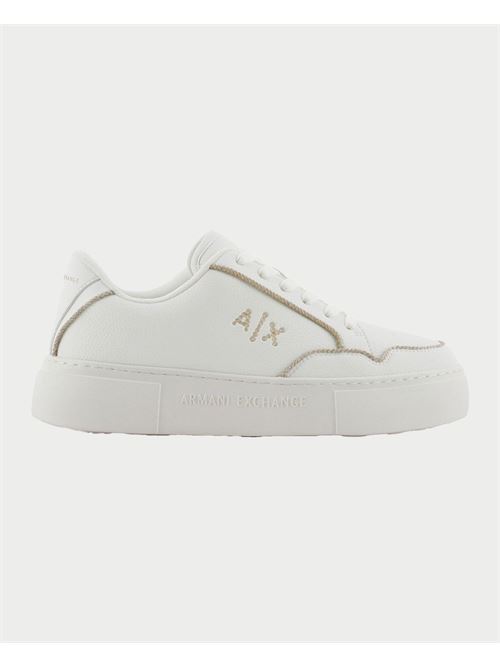 Sneakers donna sportive AX con dettagli a contrasto ARMANI EXCHANGE | XDX160-XV888T779